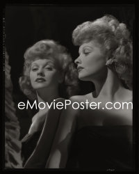 1s0077 LUCILLE BALL camera original 8x10 negative 1943 iconic sultry reflection by Lazlo Willinger!
