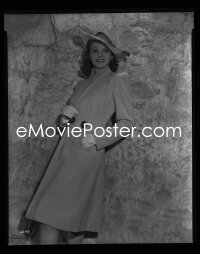 1s0097 RITA HAYWORTH camera original 8x10 negative 1940s fashion modeling posed portrait!