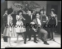 1s0117 SID CAESAR SHOW group of 4 8x10 negatives January 1964 w/ Gisele MacKenzie & guest stars!