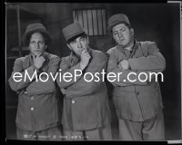 1s0166 SO LONG MR. CHUMPS 8x10 negative 1941 Three Stooges Moe, Larry & Curly, very rare!
