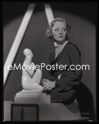 1s0105 TALLULAH BANKHEAD camera original 8x10 negative 1930s art deco glamour portrait!