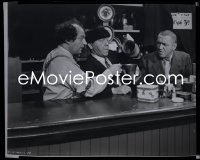 1s0169 THREE LOAN WOLVES 8x10 negative 1946 3 Stooges Moe, Larry & Curly at bar, rare!