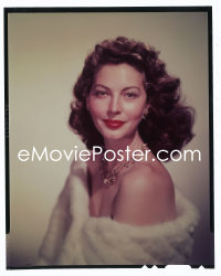 1s0404 AVA GARDNER 4x5 color transparency 1940s gorgeous portrait by Paul Hesse!