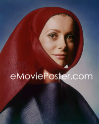1s0392 CATHERINE DENEUVE group of 2 color 4x5 transparencies 1969 legendary beauty stunning poses!