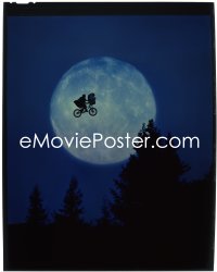 1s0413 E.T. THE EXTRA TERRESTRIAL 8x10 transparency 1982 Spielberg, iconic bike over moon image!