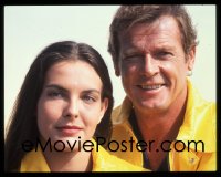 1s0369 FOR YOUR EYES ONLY group of 6 4x5 transparencies 1981 Roger Moore as James Bond + Bond Girls!