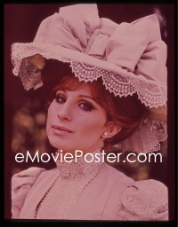 1s0423 HELLO DOLLY 4x5 transparency 1970 head & shoulders portrait of pretty Barbra Streisand!