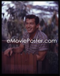 1s0387 GEORGE NADER group of 3 4x5 transparencies 1950s great portraits of the handsome star!