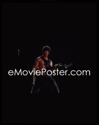 1s0358 RAMBO FIRST BLOOD PART II group of 36 4x5 transparencies 1985 Sylvester Stallone portraits!