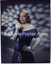 1s0340 TALLULAH BANKHEAD 8x10 transparency 1950s smoking in evening gown by Garrett-Howard!