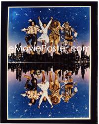 1s0349 WIZ 8x10 transparency 1978 Gadino art of Diana Ross, Michael Jackson & Pryor, Wizard of Oz