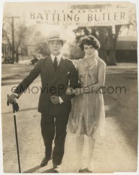 1t1011 BATTLING BUTLER deluxe 8.25x10.25 still 1926 wonderful image of Buster Keaton & Sally O'Neil!