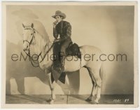 1t2137 ARIZONA BOUND 8x10 key book still 1927 great studio portrait of Gary Cooper on his horse!