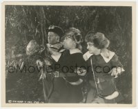 1t2139 BACK TO THE WOODS 8x10.25 still 1937 Three Stooges, Moe, Larry & Curly in forest, very rare!