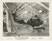 1t2363 WAR OF THE COLOSSAL BEAST 8.25x10.25 still 1958 monster tied up in huge airplane hangar!