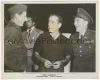 1t2365 WHITE CHRISTMAS 8x10.25 still 1954 visitor Humphrey Bogart on set with Kaye & Crosby!