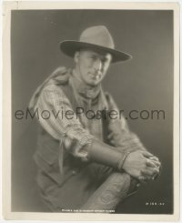 1t2368 WILLIAM S. HART 8.25x10 still 1910s great seated Paramount-Artcraft cowboy portrait!