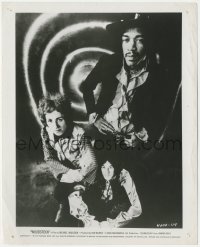 1t2379 WOODSTOCK 8x10 still 1970 psychedelic image of Jimi Hendrix, Noel Redding & Mitch Mitchell!
