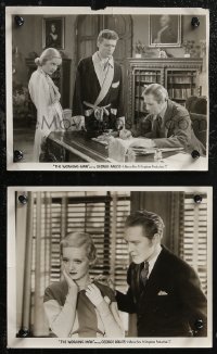 1t2467 WORKING MAN 2 from 8x9.75 to 8x10 stills 1933 Albright and Arliss with young Bette Davis!