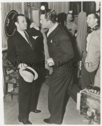 1t2383 YOU & ME candid 7.75x9.75 still 1938 Fritz Lang w/ Big Boy Williams & George Raft by Lobben!