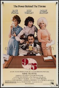 1t0726 9 TO 5 1sh 1980 Dolly Parton, Jane Fonda & Lily Tomlin w/tied up Dabney Coleman!