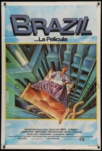 1t0117 BRAZIL Argentinean 1985 Terry Gilliam directed, Lagarrigue art of Jonathan Pryce!