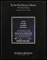 1t0019 BUTTERFIELD & BUTTERFIELD THE STAR WARS REFERENCE COLLECTION 11/15/99 auction catalog 1999