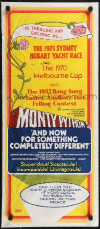 1t0630 AND NOW FOR SOMETHING COMPLETELY DIFFERENT Aust daybill 1971 Monty Python, wacky taglines!