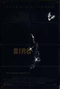 1t0750 BIRD 1sh 1988 directed by Clint Eastwood, biography of jazz legend Charlie Parker!