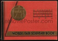 1t0524 CENTURY OF PROGRESS spiral-bound softcover book 1934 Chicago World's Fair souvenir book!