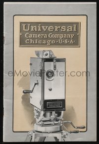 1t0528 UNIVERSAL CAMERA COMPANY softcover book 1915 equipment used for motion photography!