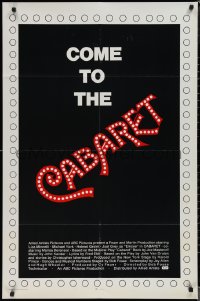 1t0758 CABARET advance 1sh 1972 Liza Minnelli in Nazi Germany, directed by Bob Fosse, ultra-rare!