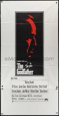 1t0216 GODFATHER English 3sh 1972 art of Marlon Brando, Francis Ford Coppola & Mario Puzo classic!