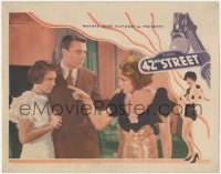 1t1111 42nd STREET LC 1933 George Brent shields scared Ruby Keeler from angry Bebe Daniels!