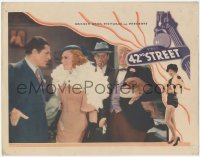 1t1112 42nd STREET LC 1933 Ginger Rogers confronts Warner Baxter with her lapdog behind her!