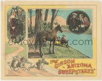 1t1121 ARIZONA SWEEPSTAKES LC 1926 cowboy Hoot Gibson & horse by lake, border art by Jack Savage!