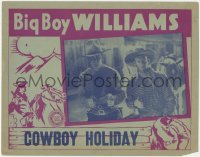 1t1128 BIG BOY WILLIAMS LC 1940s Guinn Big Boy Williams & Al Fuzzy St. John pointing guns, rare!