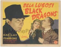 1t1020 BLACK DRAGONS TC 1942 creepy Bela Lugosi, Jean Barclay, George Pembroke, ultra rare!