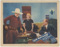 1t1132 BOOTS OF DESTINY LC 1937 Claudia Dell & Vince Bernett staring at cowboy Ken Maynard!