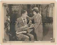 1t1141 CLARENCE LC 1922 flapper May McAvoy asks Wallace Reid if he can play jazz on sax, rare!