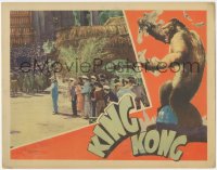 1t1214 KING KONG LC 1933 Robert Armstrong as Carl Denham with his crew confronting natives!