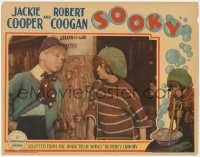 1t1320 SOOKY LC 1931 close up of angry Jackie Cooper scowling at Robert Coogan, ultra rare!