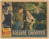 1t1325 SQUARE SHOOTER LC 1935 pretty Julie Bishop between cowboy Tim McCoy & John Darrow!