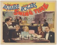 1t1335 SWING TIME LC 1936 Ginger Rogers, Fred Astaire, Moore & Broderick stare at Metaxa, very rare!