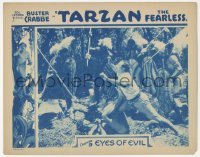 1t1338 TARZAN THE FEARLESS chapter 9 LC 1933 Buster Crabbe saves man from natives, Eyes of Evil!
