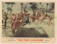 1t1346 TIME MACHINE LC #7 1960 H.G. Wells, George Pal, Rod Taylor & Eloi w/ burning Morlock entrance
