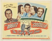 1t1100 TIME OF THEIR LIVES TC 1946 Abbott & Costello in something new from Bud and Lou, fantasy!