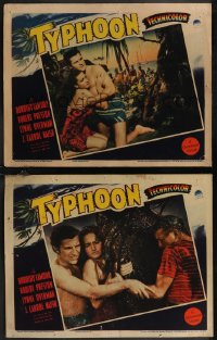 1t1534 TYPHOON 2 LCs 1940 really cool images of sexiest Dorothy Lamour & Robert Preston!