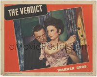 1t1354 VERDICT LC #2 1946 best c/u of Peter Lorre & pretty Joan Lorring, directed by Don Siegel!
