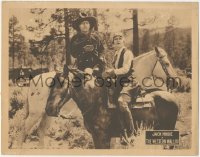 1t1356 WESTERN WALLOP LC 1924 cowboy hero Jack Hoxie & Margaret Landis both riding horses!